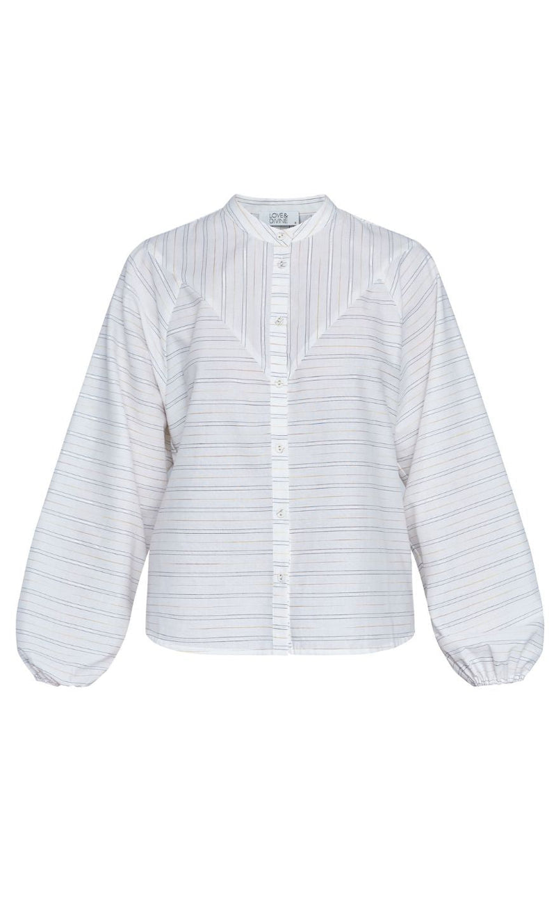 Love & Divine Skjorte - love1319 - Cream/Stripe