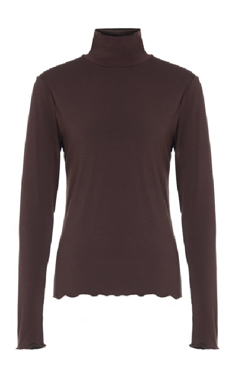 Luxzuz Bluse - Jachio - Coffee Bean