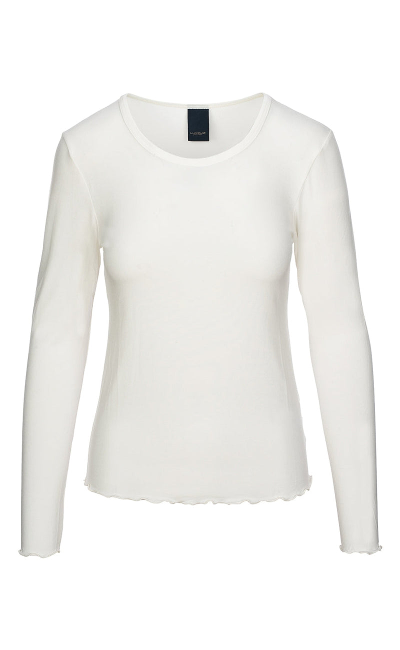 Luxzuz Bluse - Sigba Bamboo - Cream
