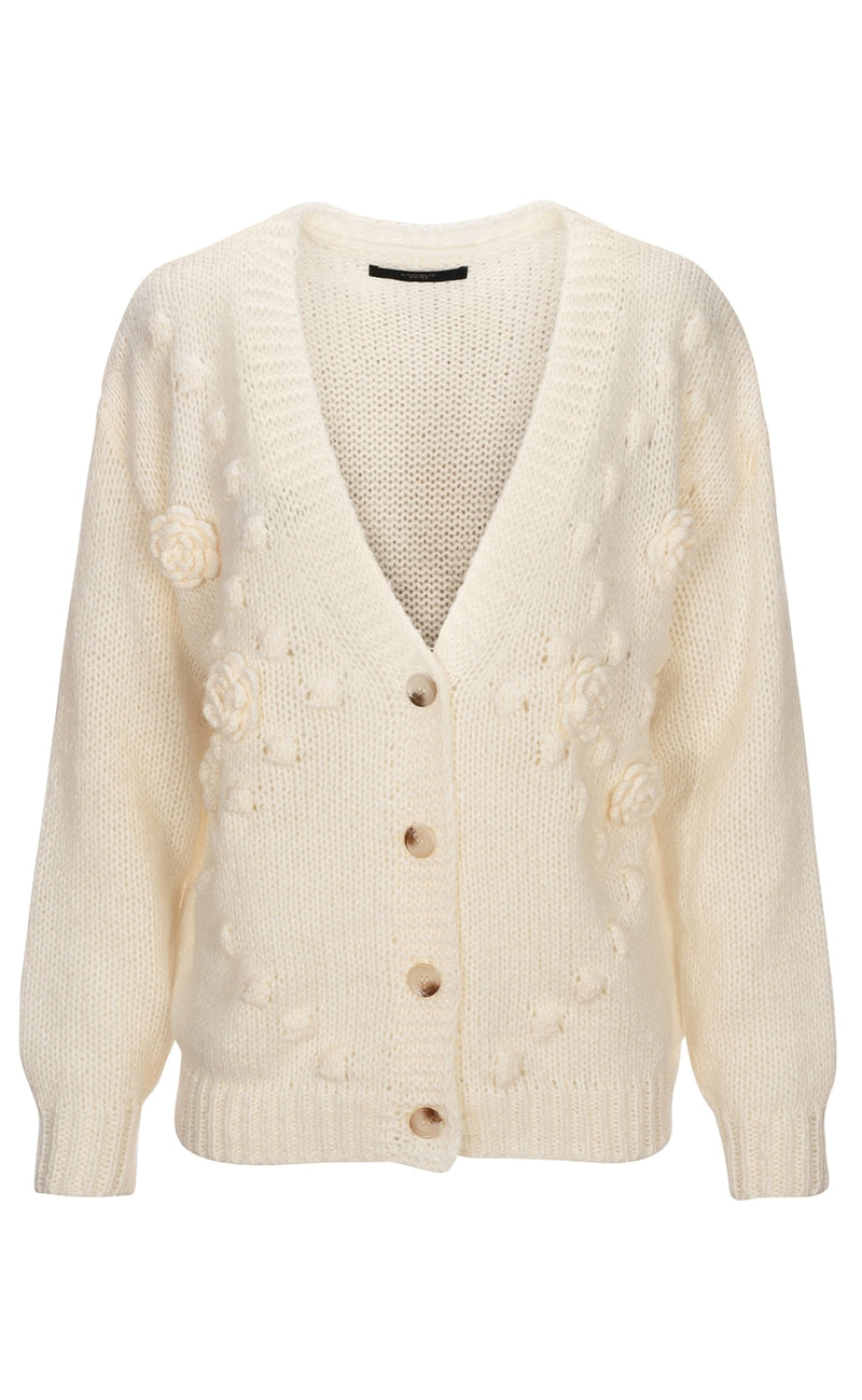 Luxzuz Cardigan - Bendie - Cream