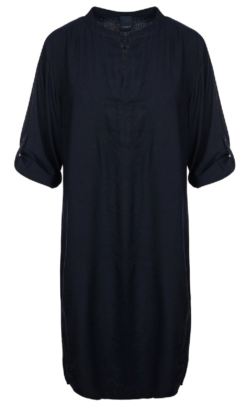Luxzuz Kjole - Josia - Navy Blue