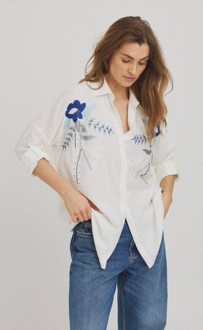 Luxzuz Skjorte - Alexandrina - White 9001