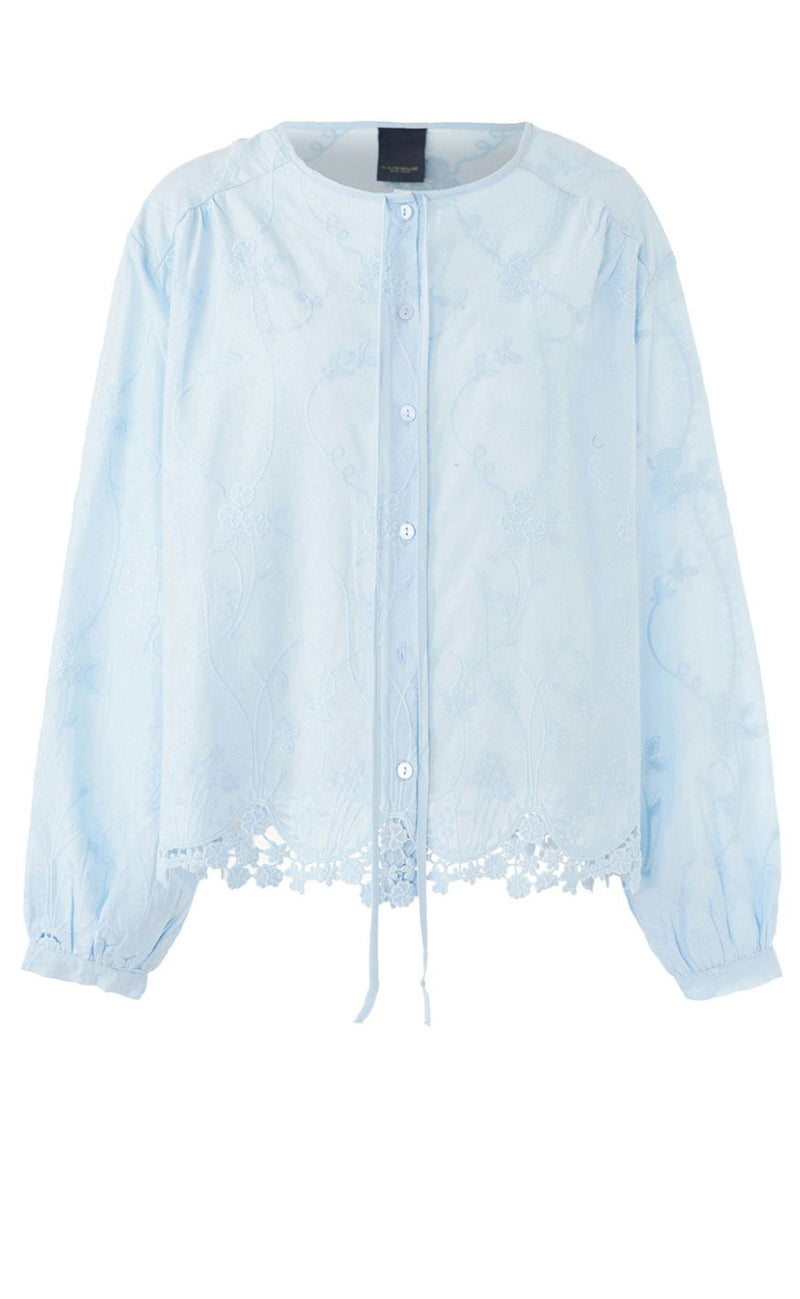 Luxzuz Skjorte - Alvild - 510 Chambray Blue