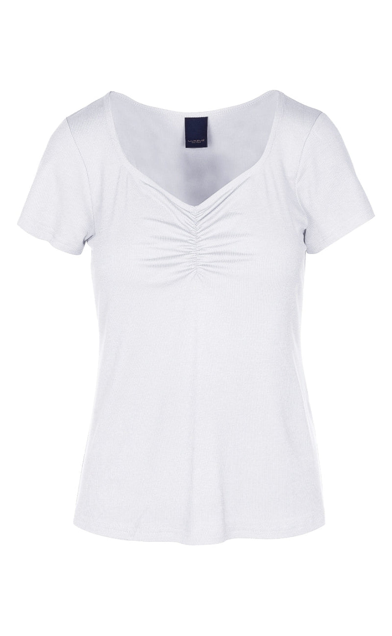 Luxzuz T-shirt - Klaudine - White