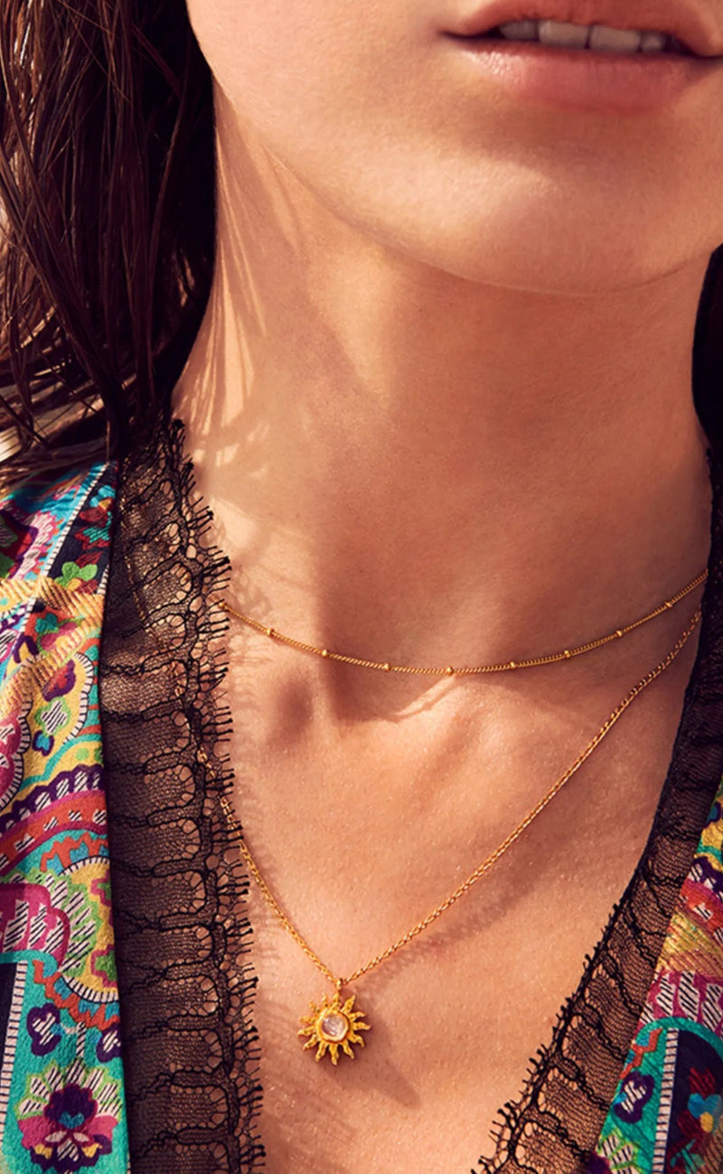 Maanesten Halskjede - Nala Choker - Guld