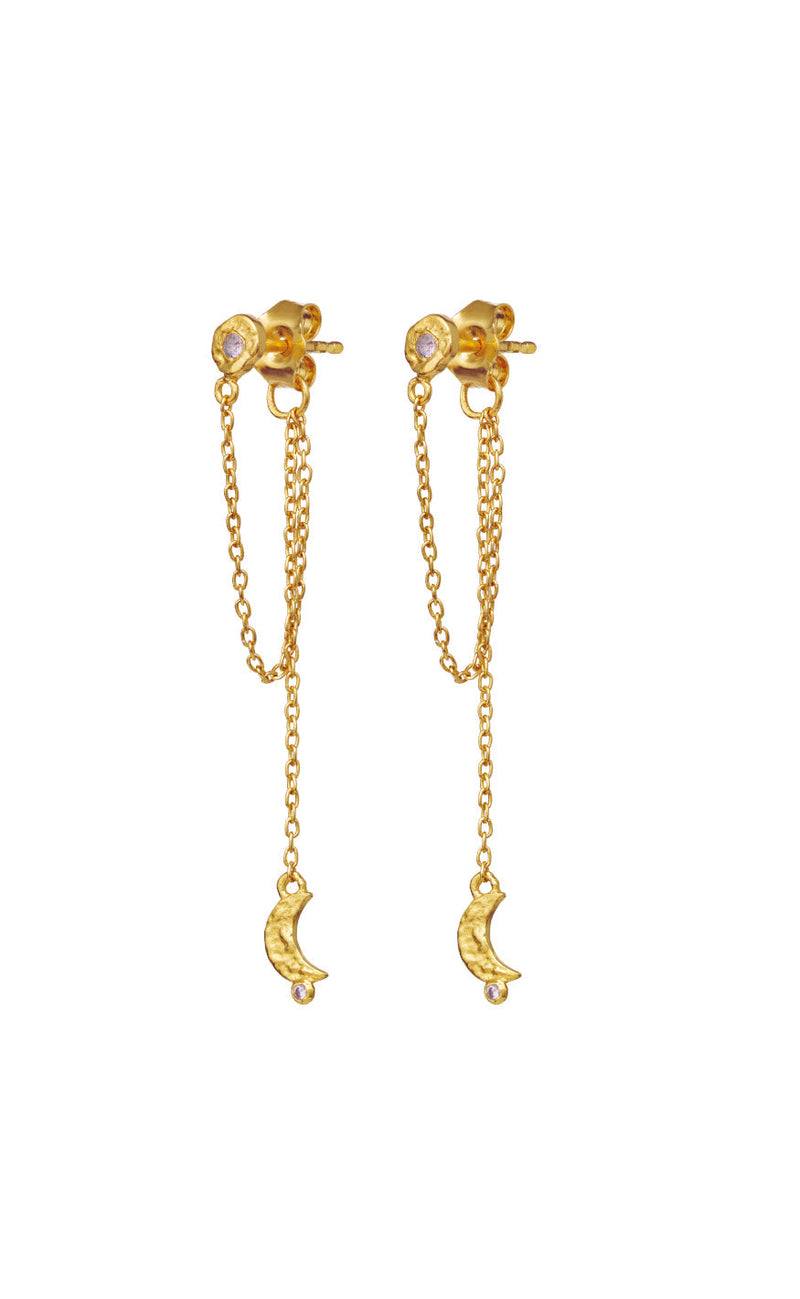 Maanesten Øreringer - Estella - Gold