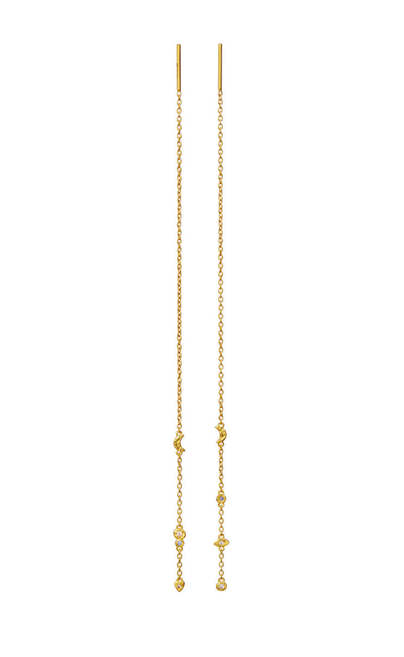 Maanesten Øreringer - Kristina - Gold