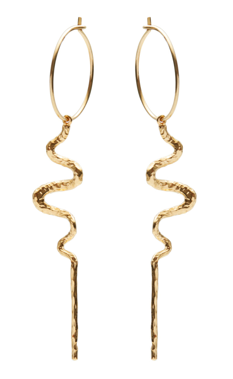 Maanesten Øreringer - Mia - Gold