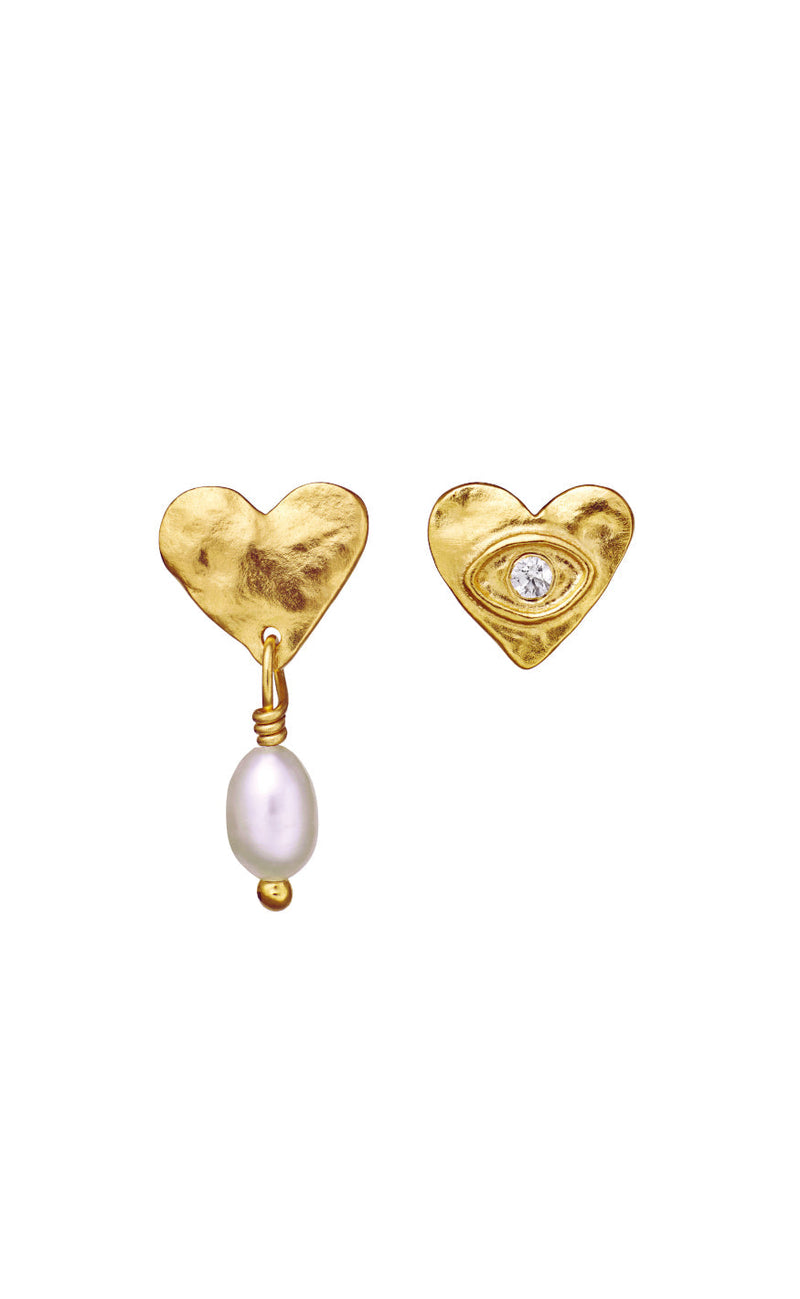 Maanesten Øreringer - Vesta - Gold