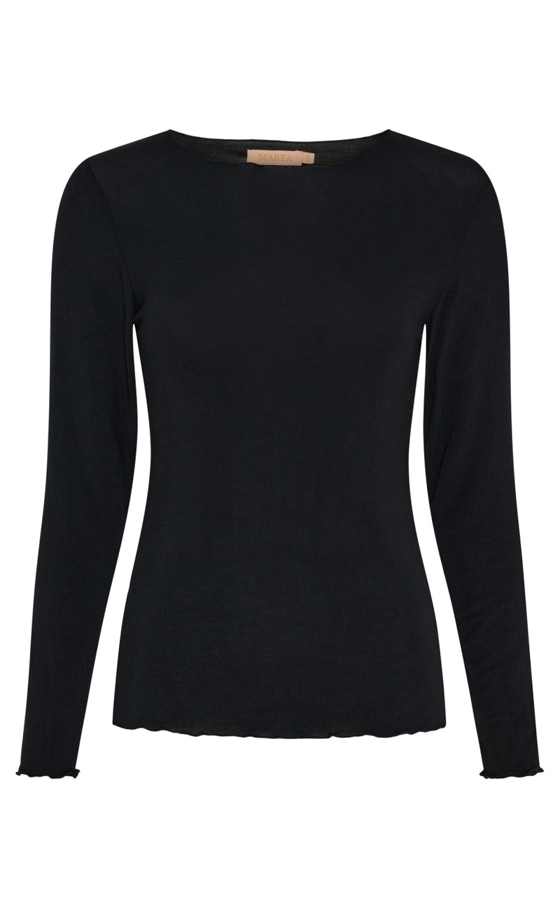 Marta Du Chateau Bluse - Leonora - Black
