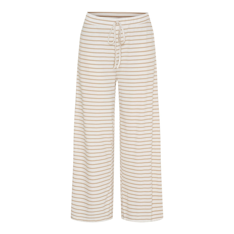 Marta Du Chateau Bukser - Mireya - White/Camello Stripe