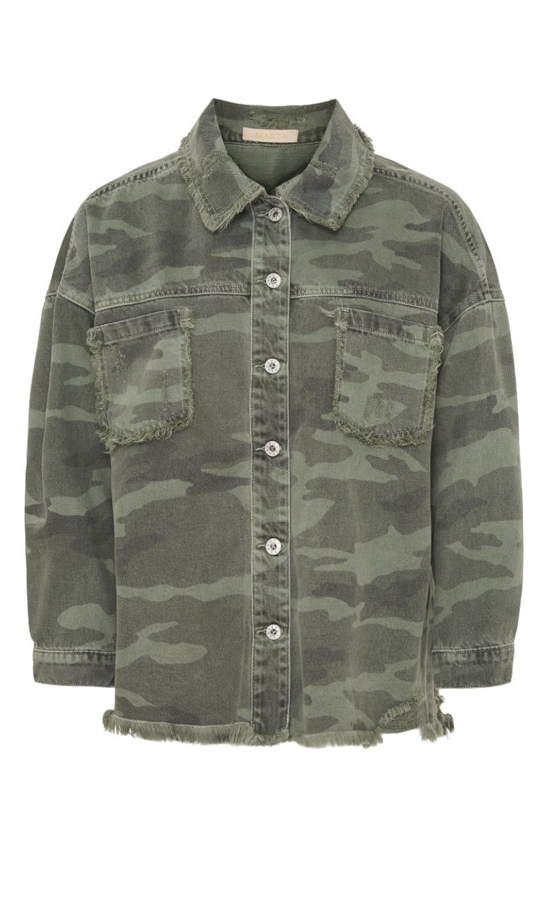 Marta Du Chateau Jakke - MC9598 - Kaki Camo