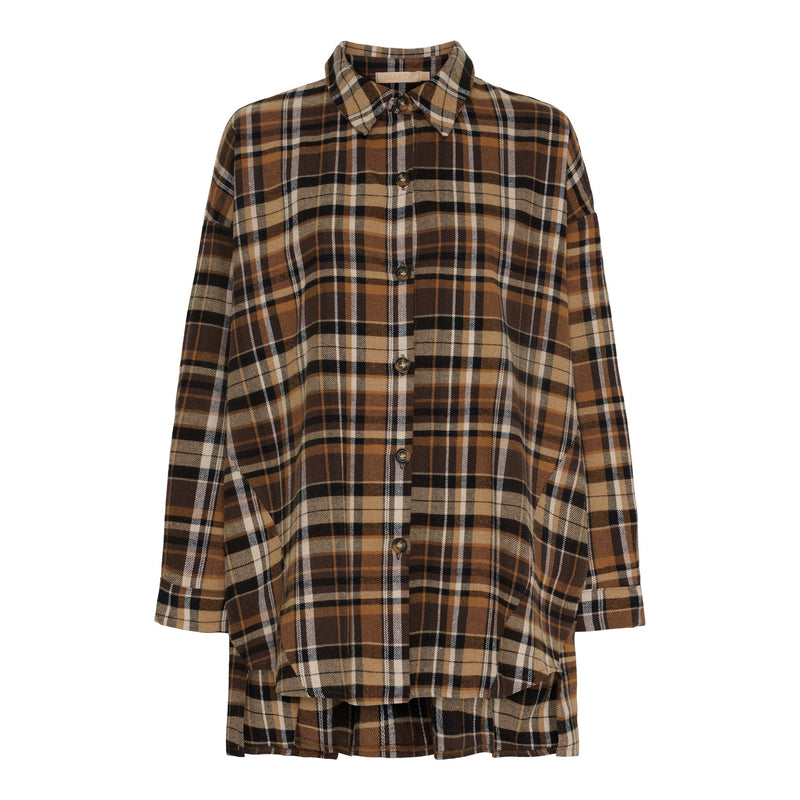 Marta Du Chateau Skjorte - Laureline - Camel J-Tex