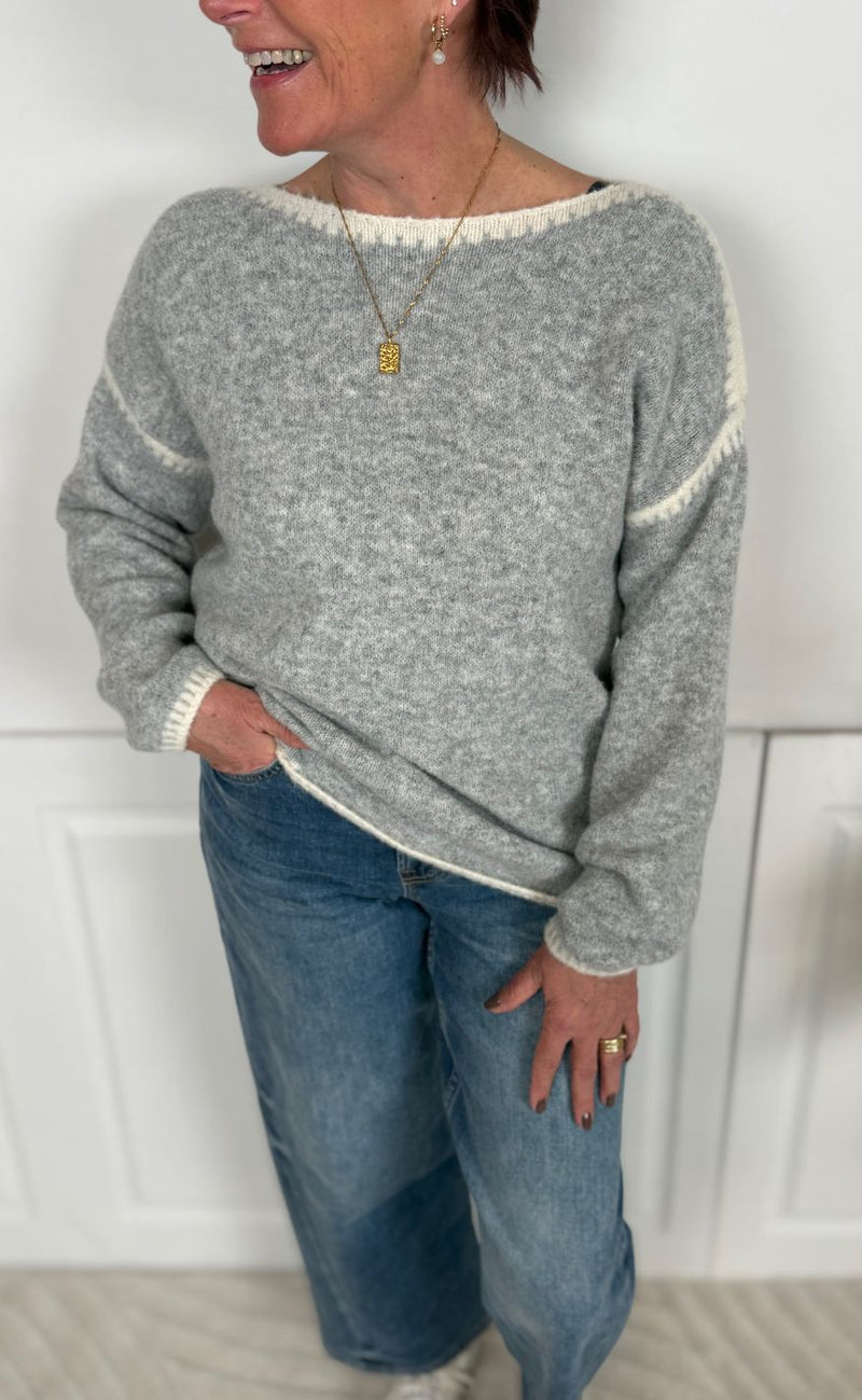 Marta Du Chateau Genser - Linette - LightGreyW002