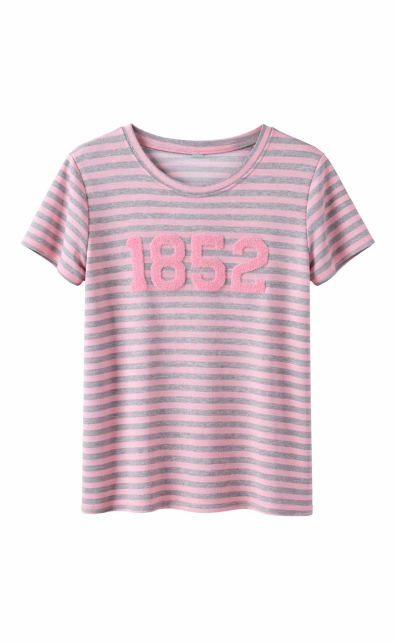 Marta Du Chateau T-shirt - Hertha - Pink/Grey