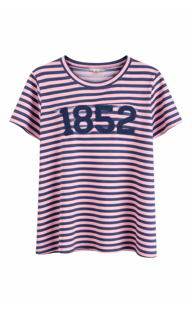 Marta Du Chateau T-shirt - Hertha - Pink/Jeans