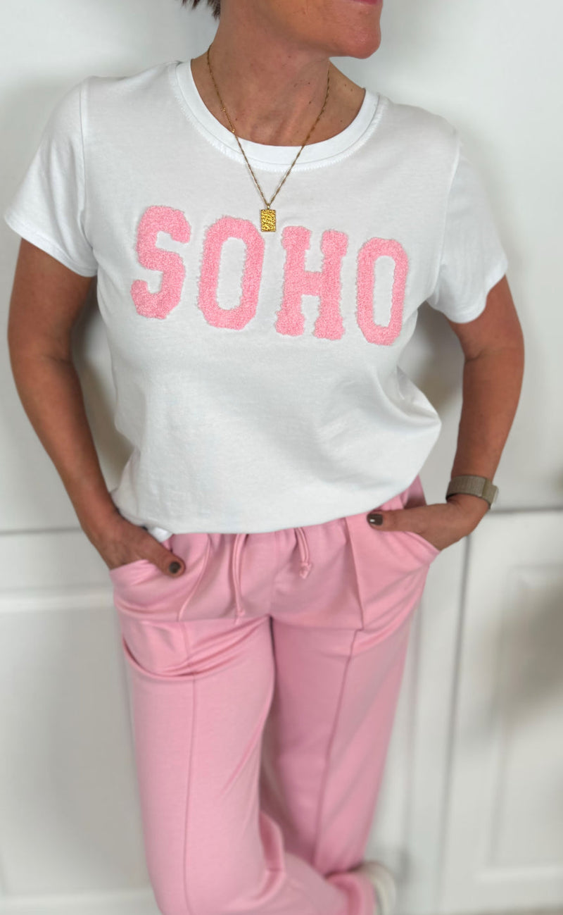 Marta Du Chateau T-shirts - Herdis - White/Baby