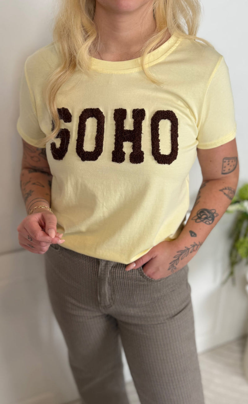 Marta Du Chateau T-shirts - Herdis - Yellow14/Moro