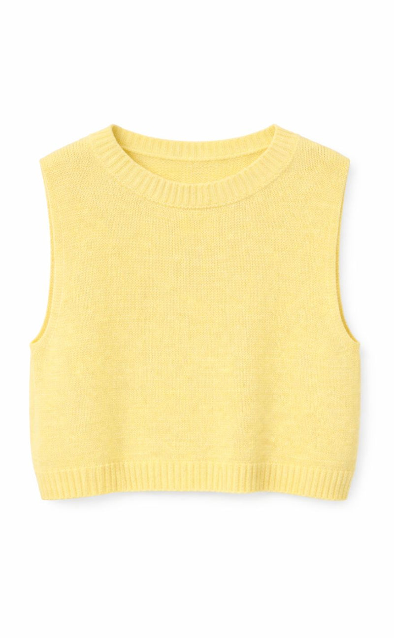 Marta Du Chateau Vest - Ilse - Light Yellow