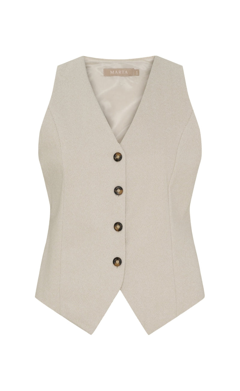 Marta Du Chateau Vest - Rainey - Beige
