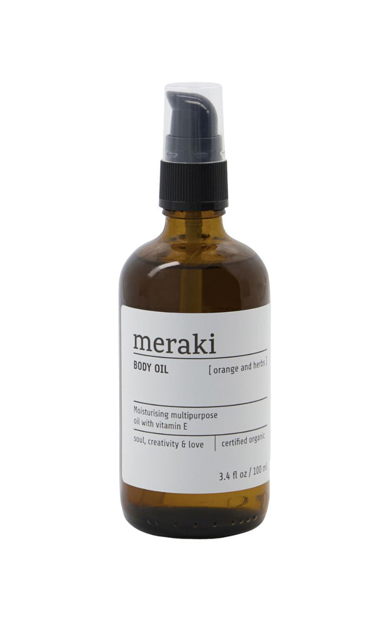 Meraki Kropsolie - Body Oil 100 ml - Orange & Herbs