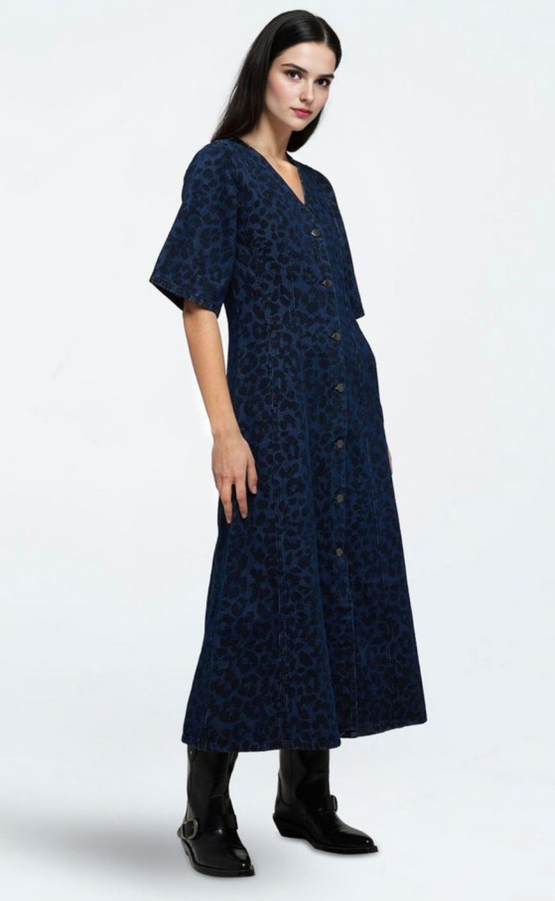 Moves Kjole - Miriam - Dark Blue