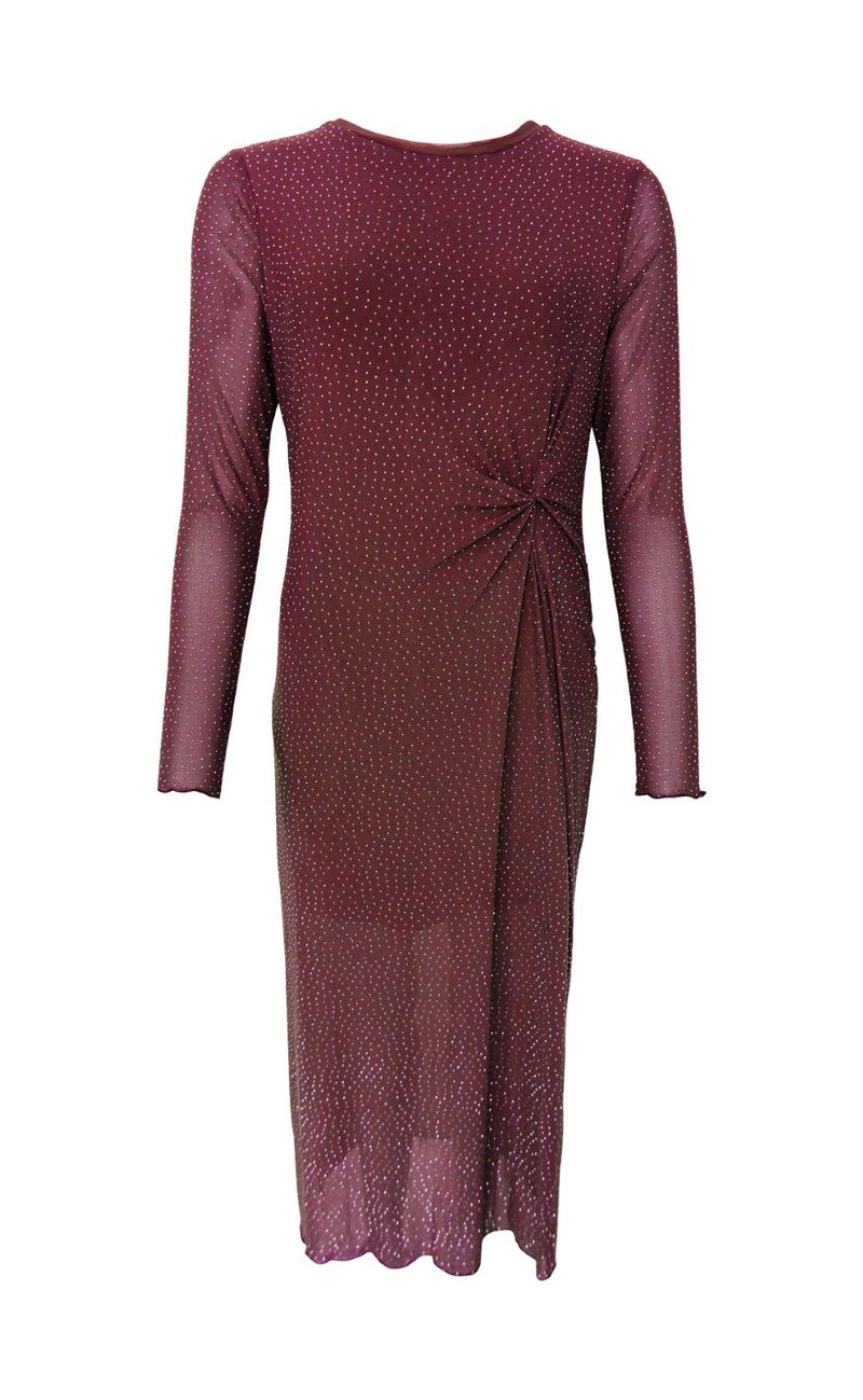 Black Colour Kjole - Alexis W. Stones - Plum