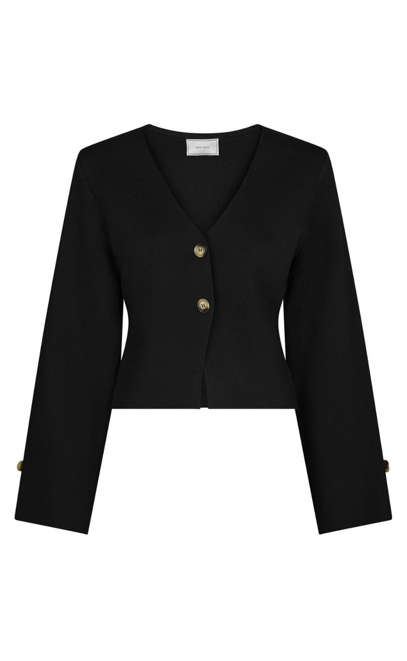Neo Noir Bluse - Fulvia Knit - Black