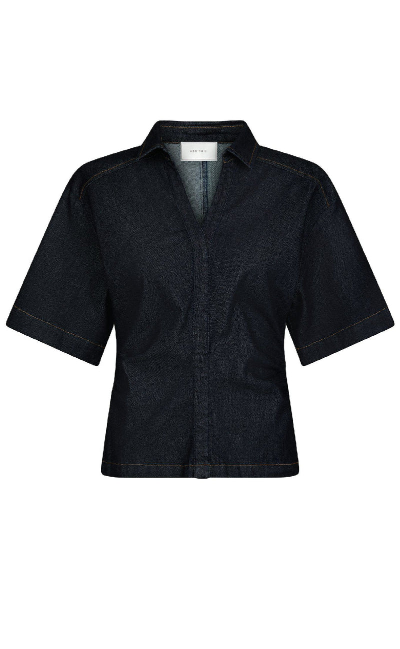 Neo Noir Bluse - Spenda - Dark Blue