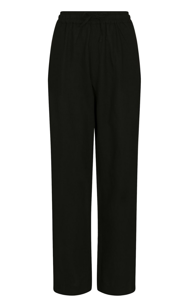 Neo Noir Bukser - Sonar Linen - Black