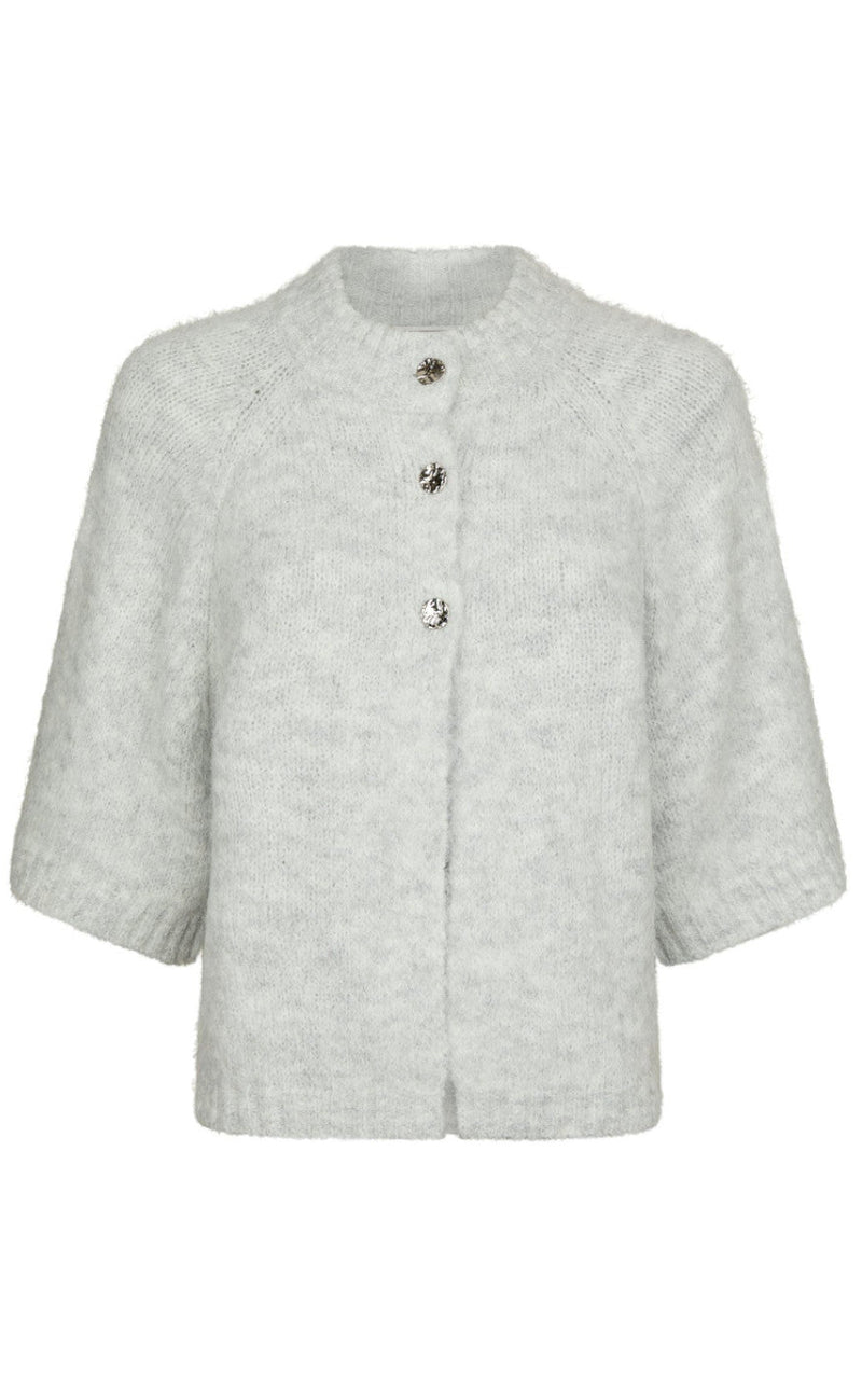 Neo Noir Cardigan - Benuta - Light Grey Melange