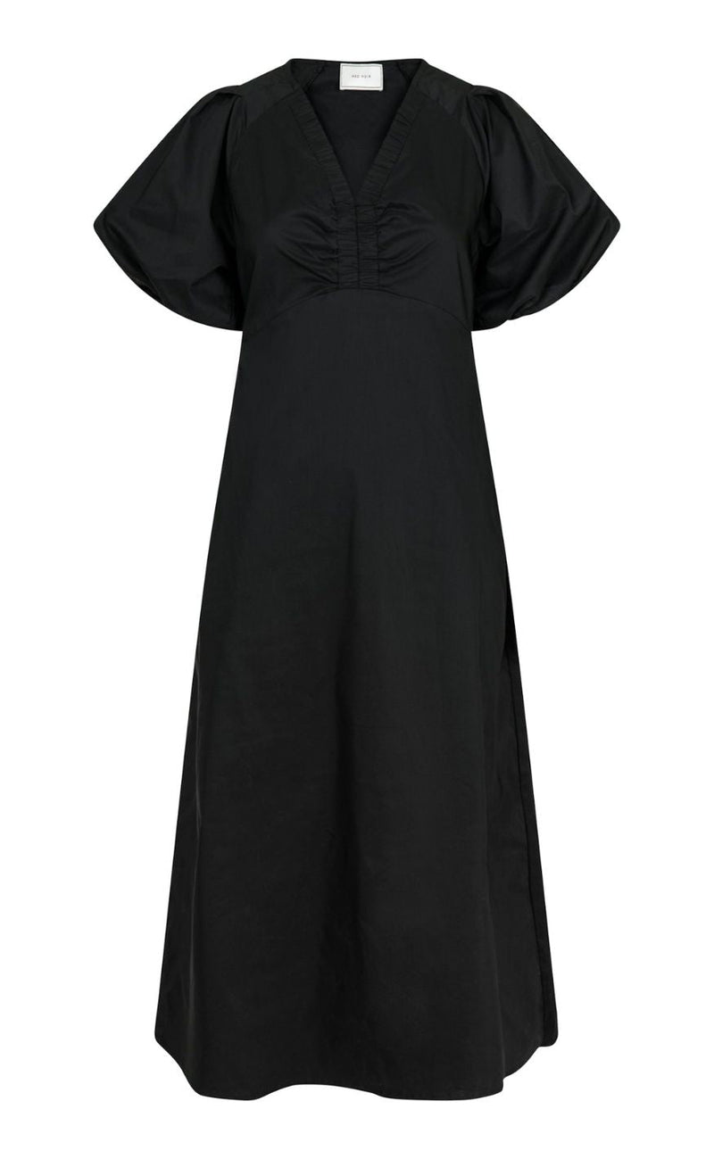 Neo Noir Kjole - Illana Poplin - Black