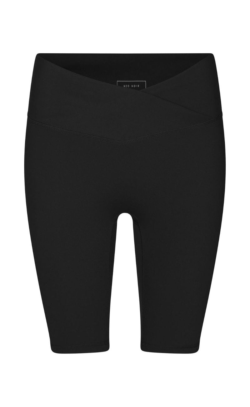 Neo Noir Shorts - Lea Wrap - Black
