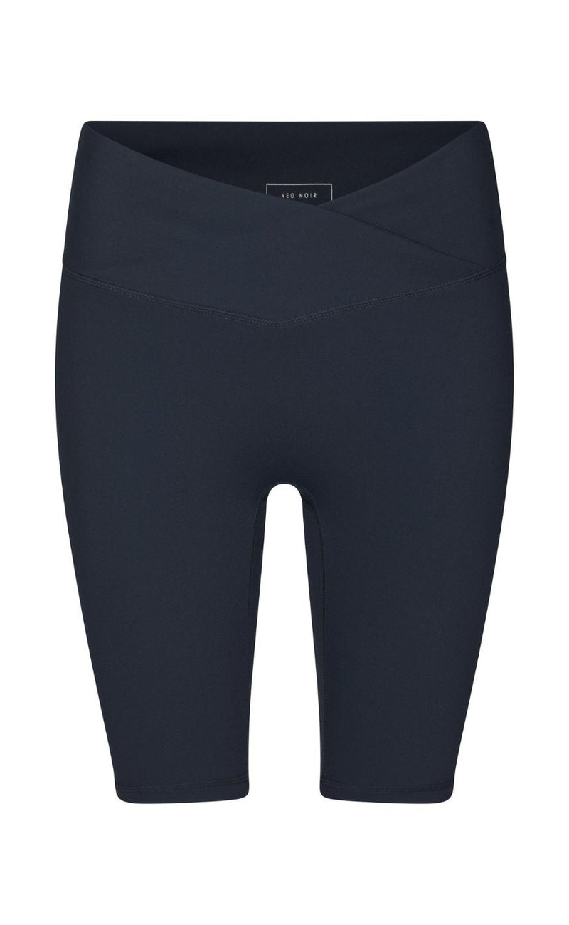 Neo Noir Shorts - Lea Wrap - Navy