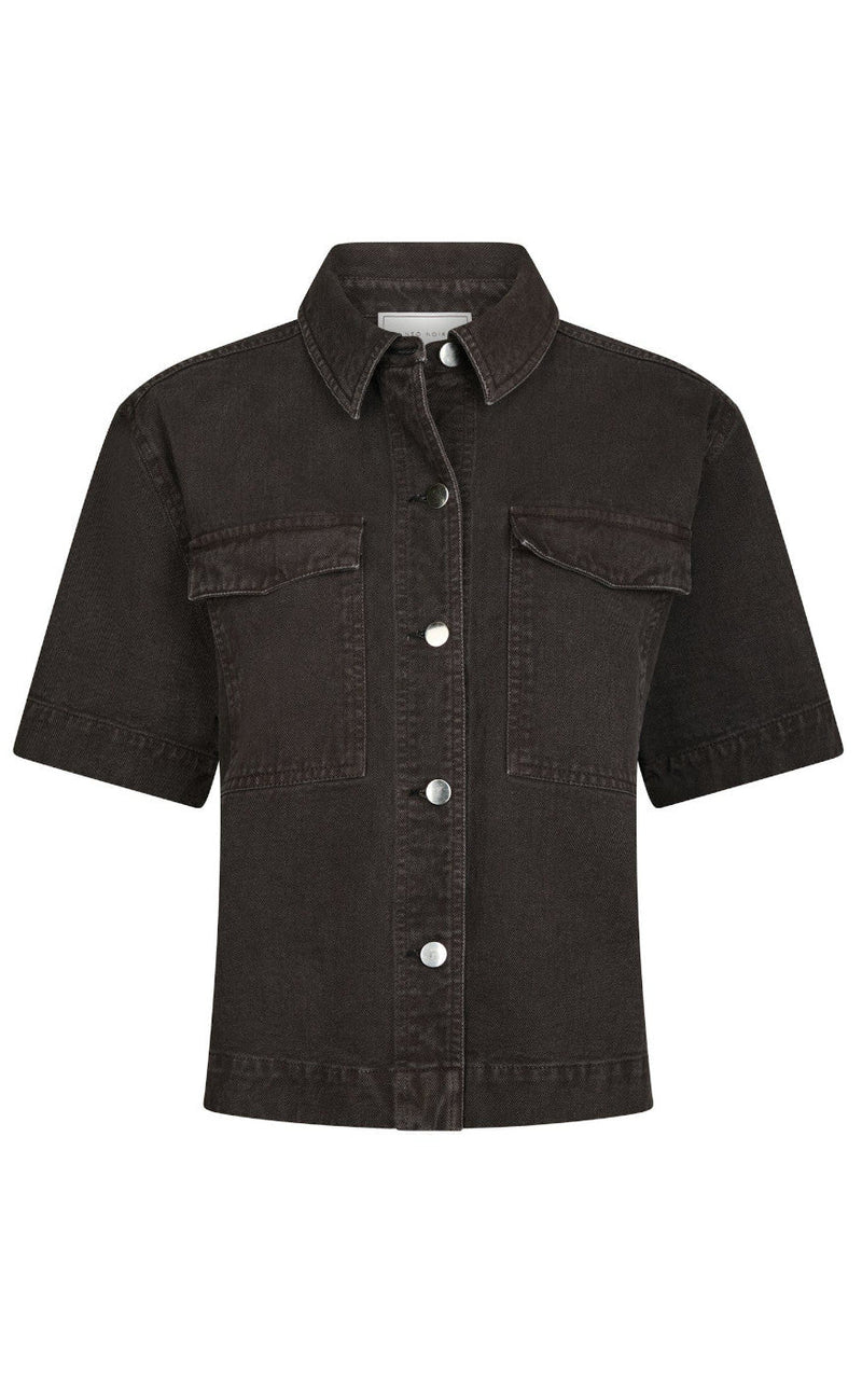 Neo Noir Skjorte - Tiki - Dark Brown