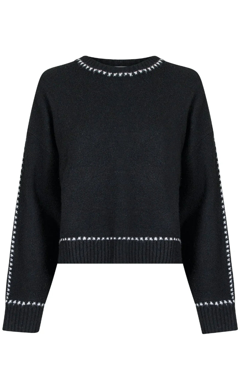 Neo Noir Bluse - Detri - Black