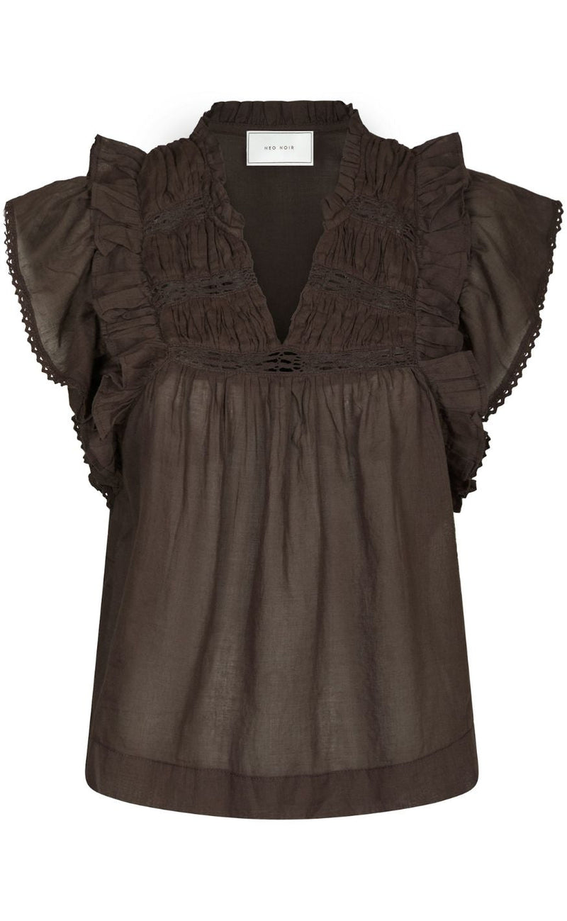 Neo Noir Topp - Jayla - Dark Brown