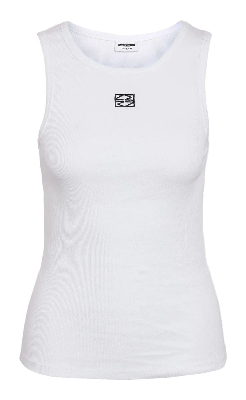 Noisy May Topp - Maya Regular Tank - Bright White