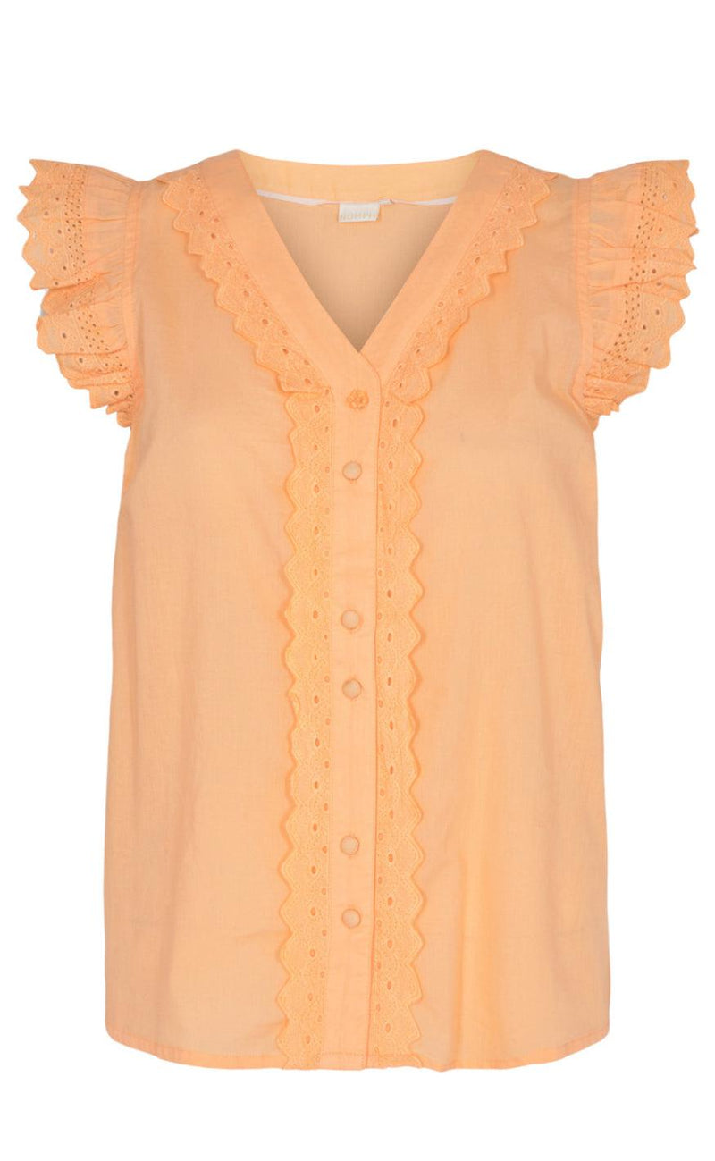 Nümph Bluse - Camma - Peach Cobbler