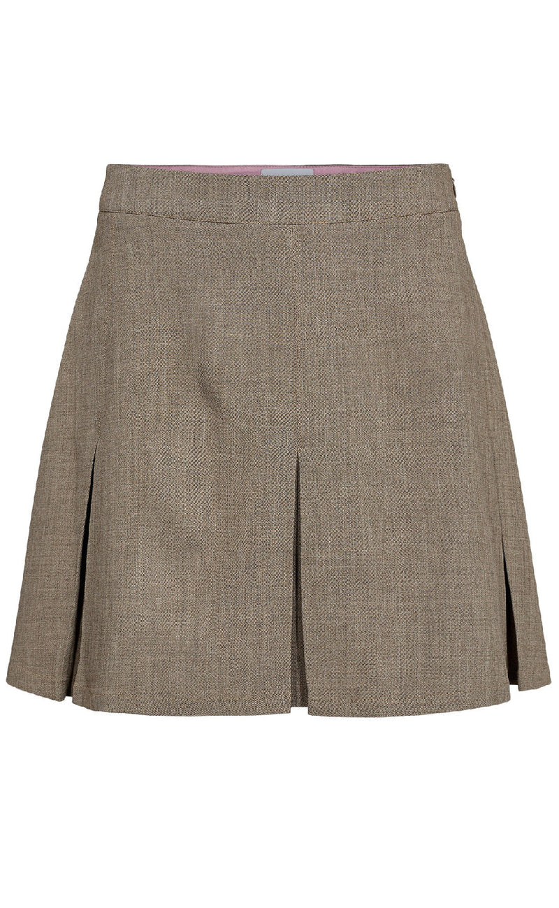 Nümph Skjørt - Melona - Dark Sand Melange