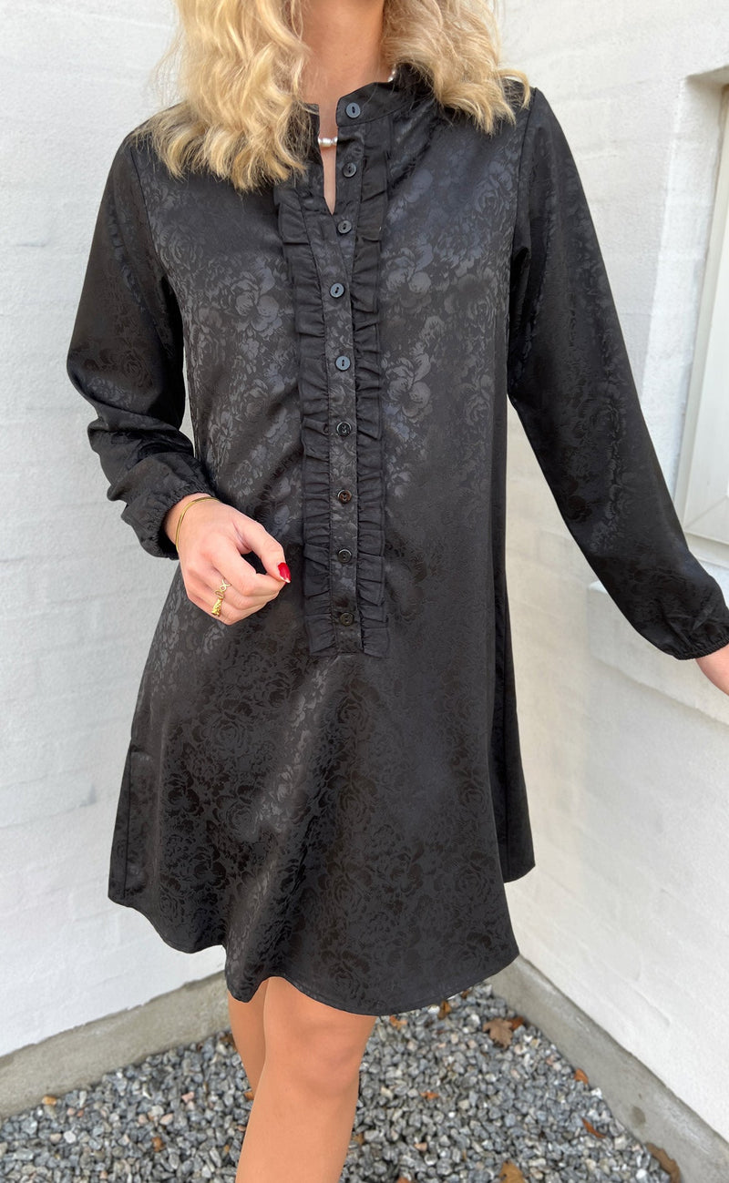 INA Copenhagen Kjole - Florina - Black Flower
