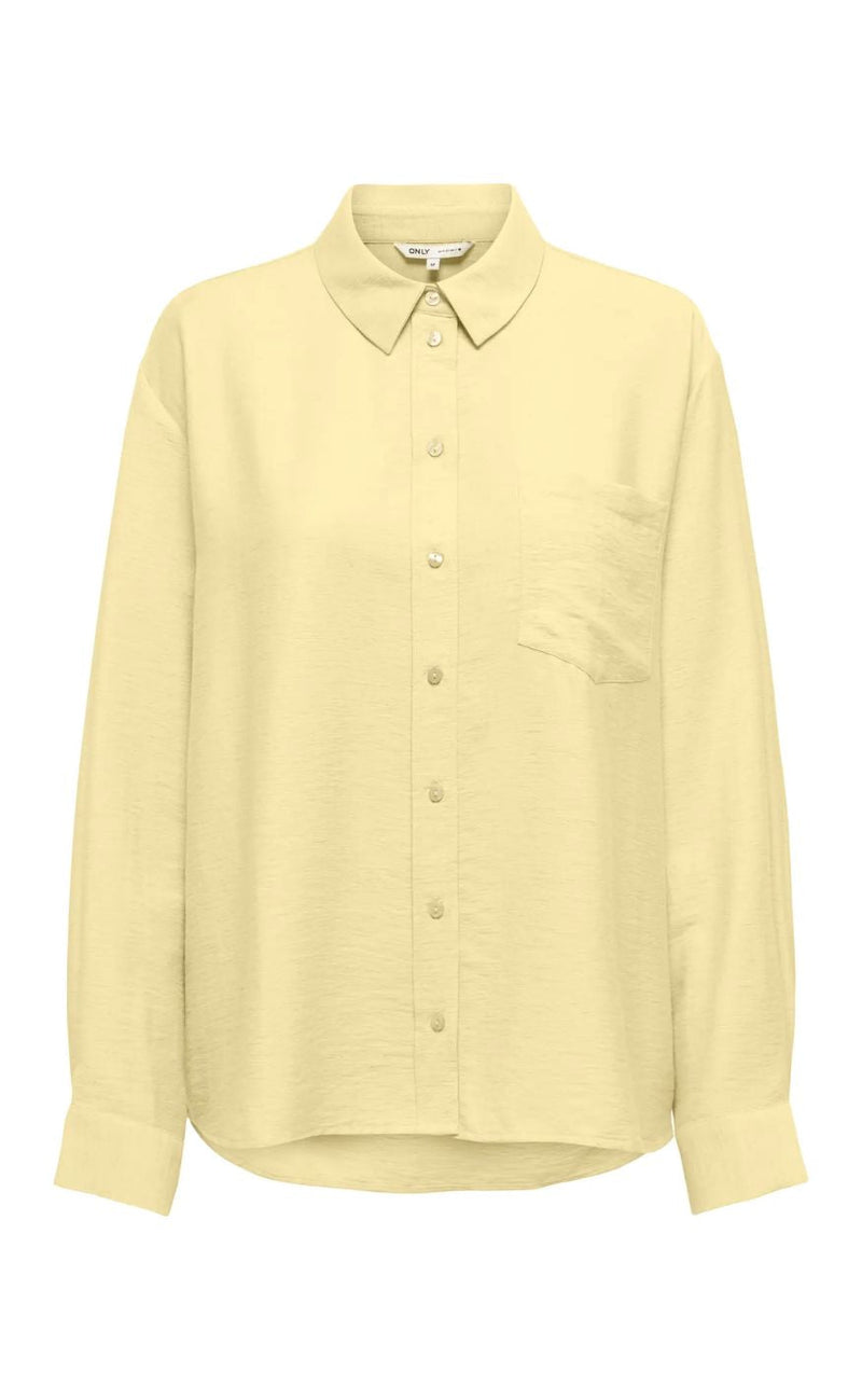 ONLY Skjorte - Lino - Yellow