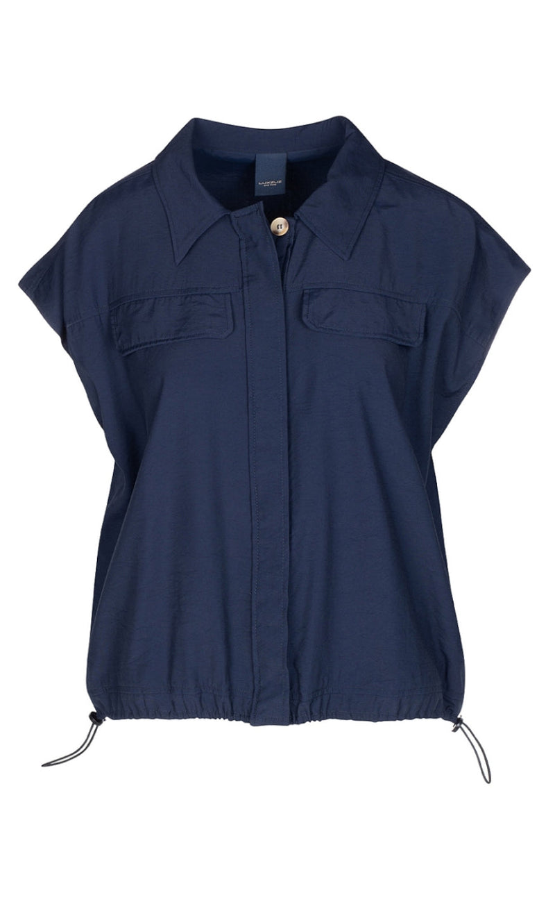 One Two Luxzuz Bluse - Annali - Navy