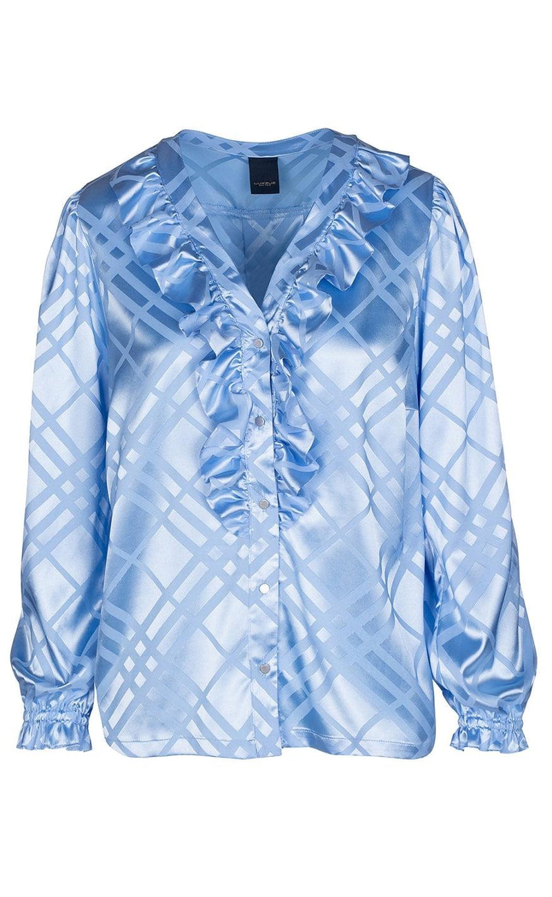 One Two Luxzuz Skjorte - Romana - Placid Blue