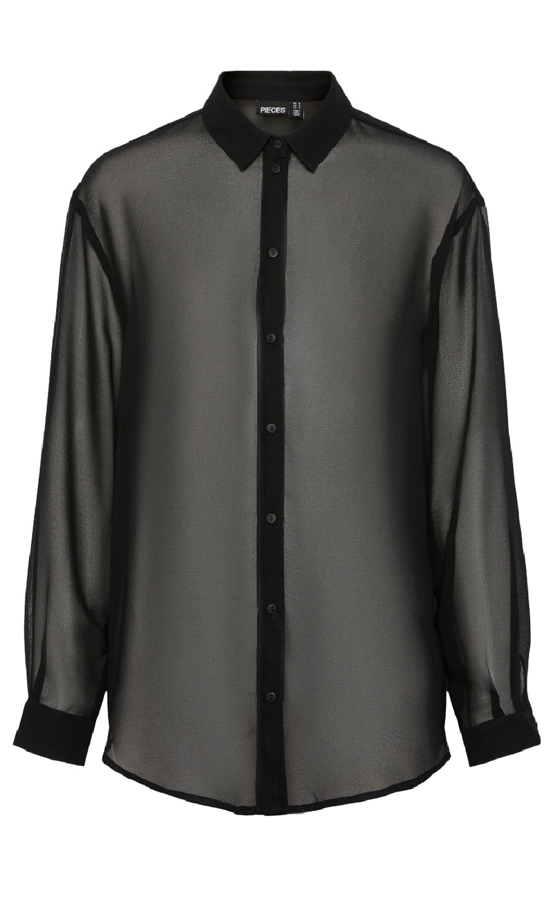 PIECES Skjorte - Rio - Black