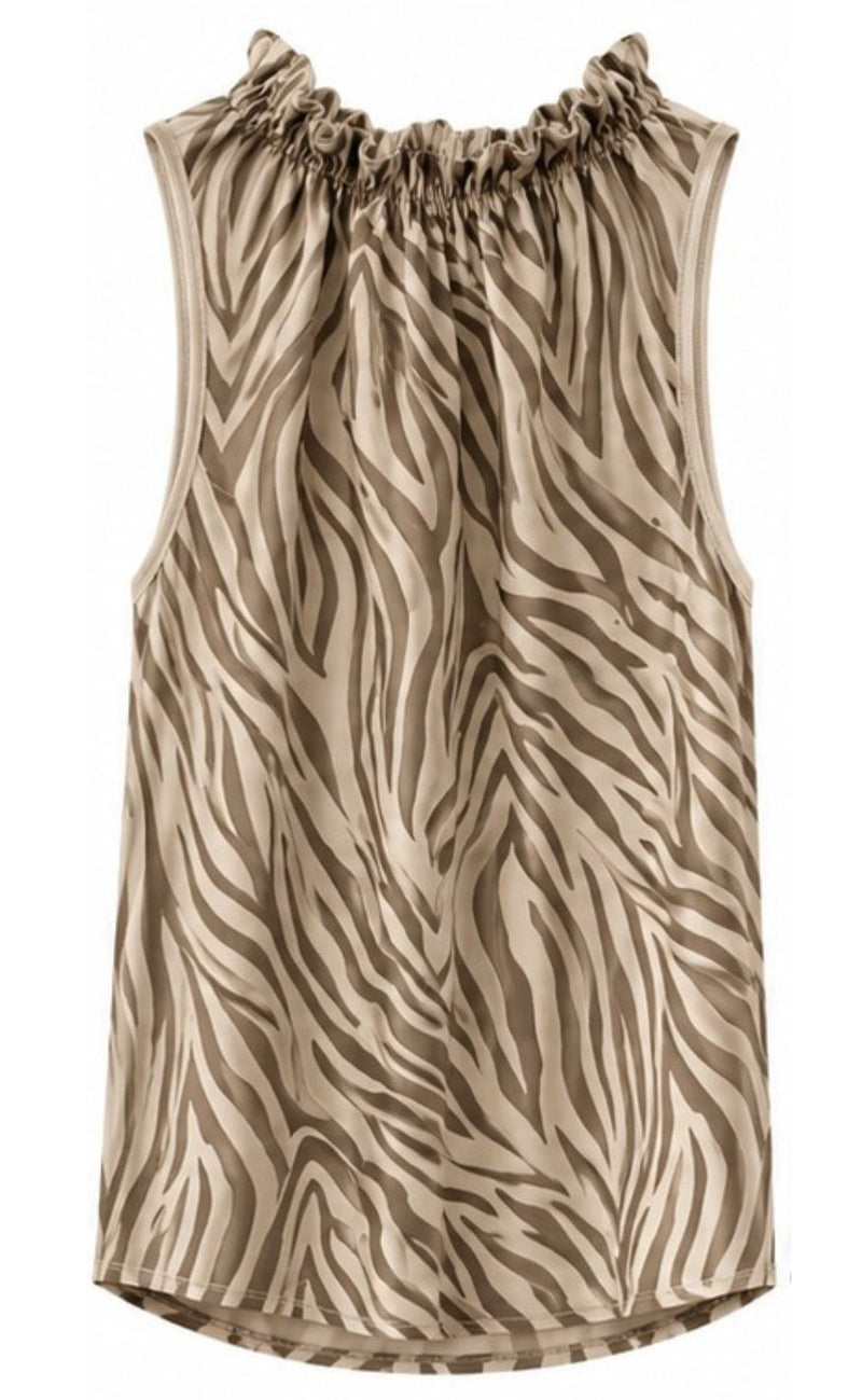 Marta Du Chateau Topp - Luciana Zebra - Fango