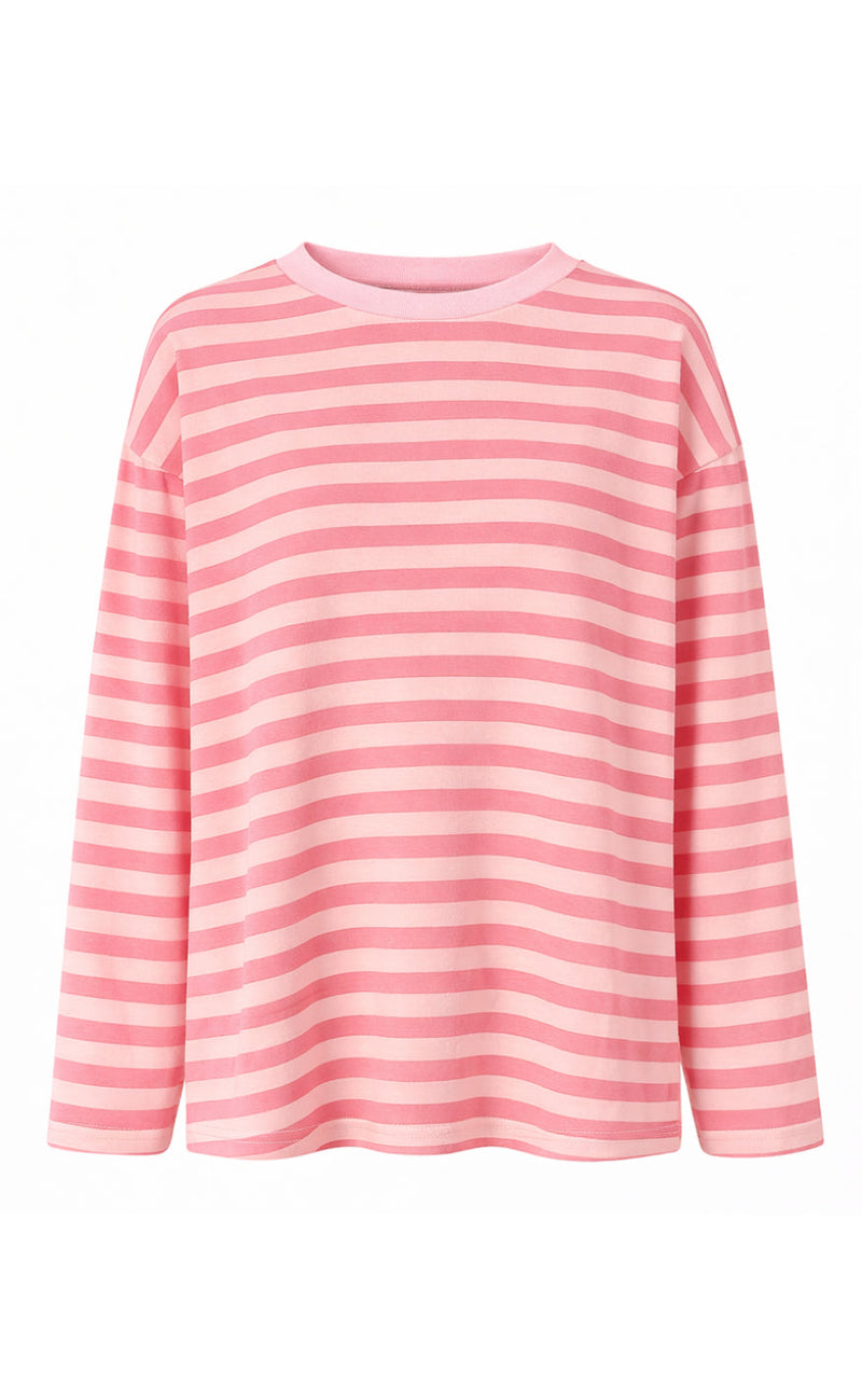 Say INA Copenhagen Bluse - Emilia - Pink Striped