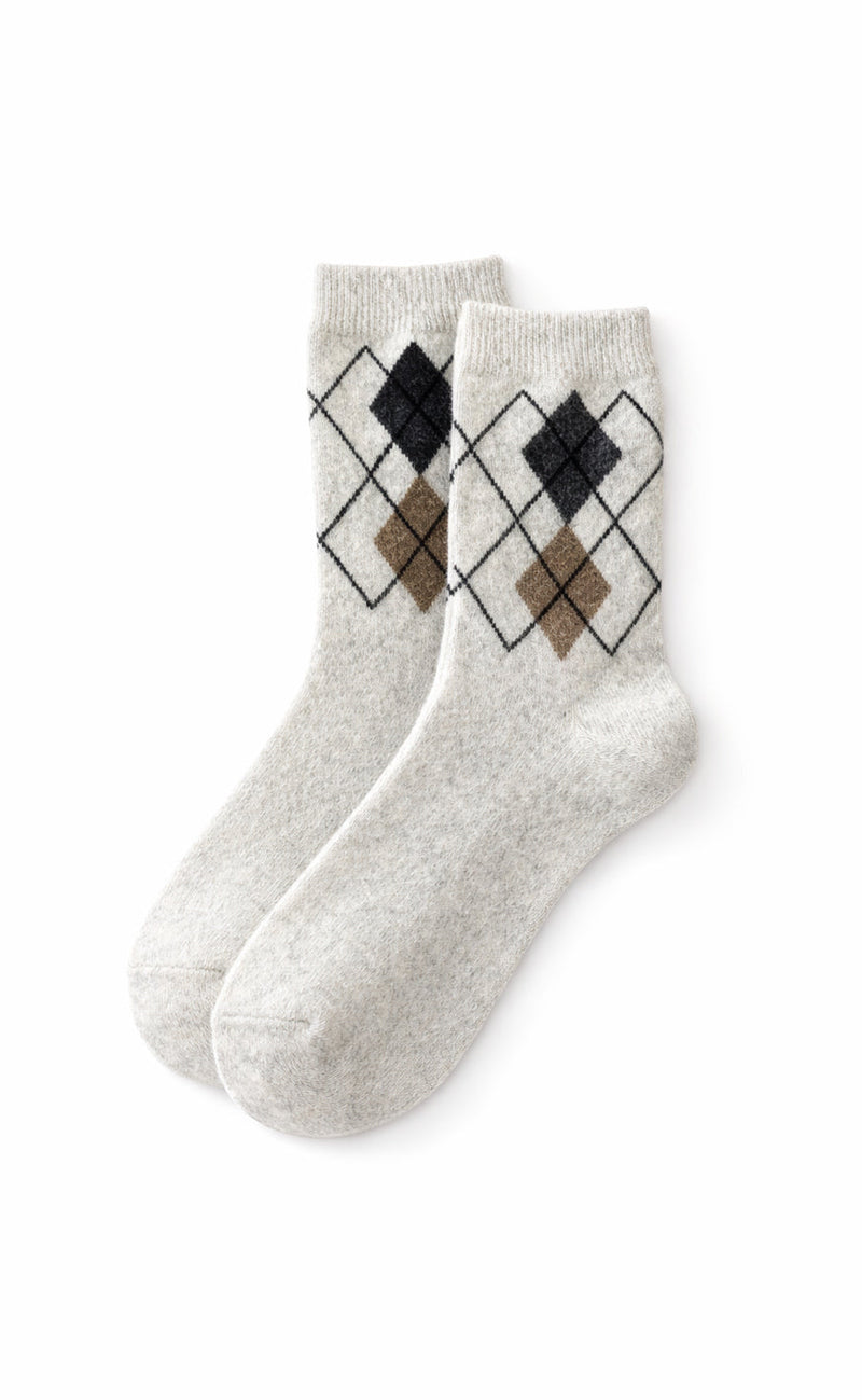 Say INA Copenhagen Strømper - Paisley - Off White