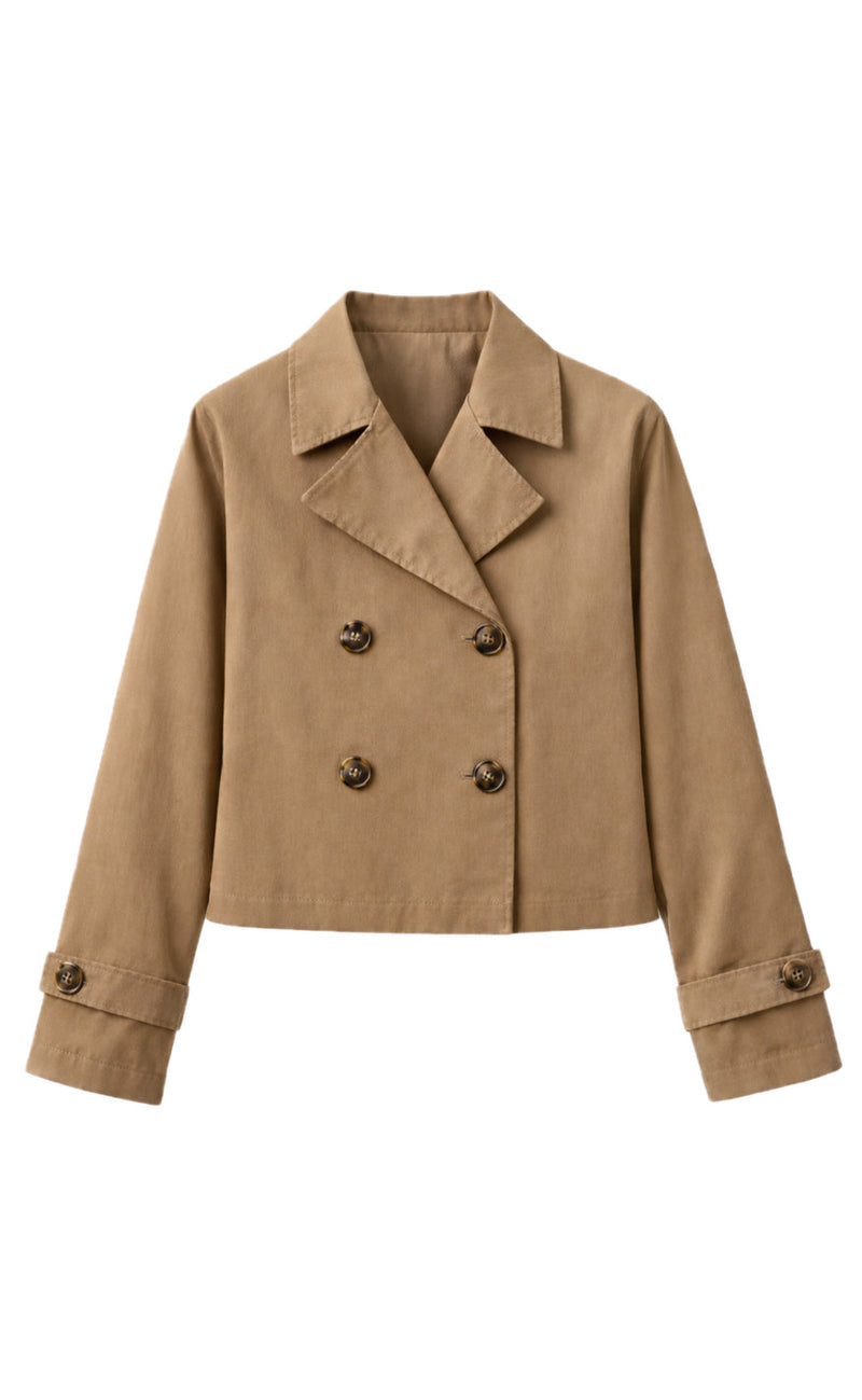 Say INA Copenhagen Trenchcoat - Laura Short - Camel