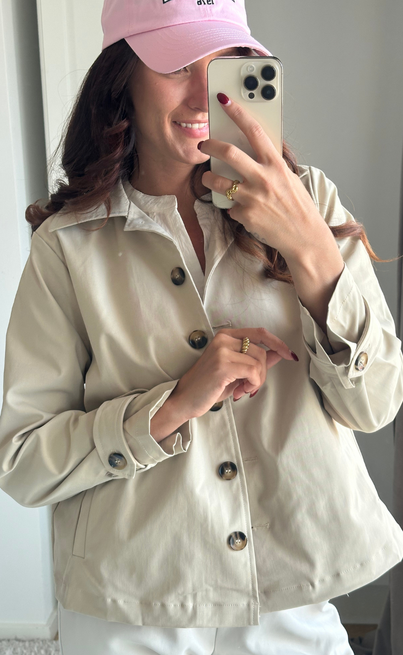 Say INA Copenhagen Trenchcoat - Louisa Short - Beige